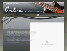 Tablet Screenshot of antoriaguitars.com
